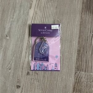 Official bts Yet to come busan merch key chain